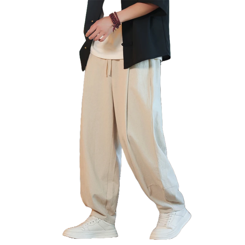 COTTON LINEN PANTS