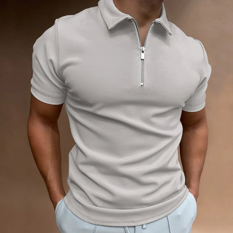 OXFORD ZIPPER POLO