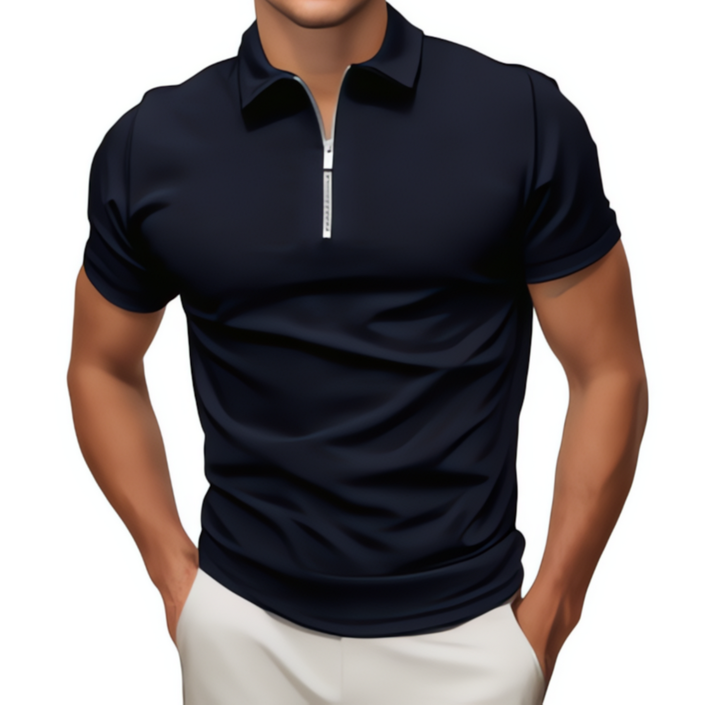 OXFORD ZIPPER POLO