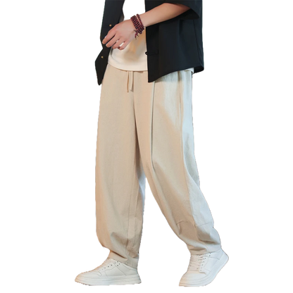 COTTON LINEN PANTS