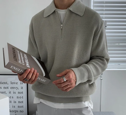 NEWPORT ZIPPED SWEATER