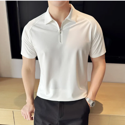 OXFORD ZIPPER POLO