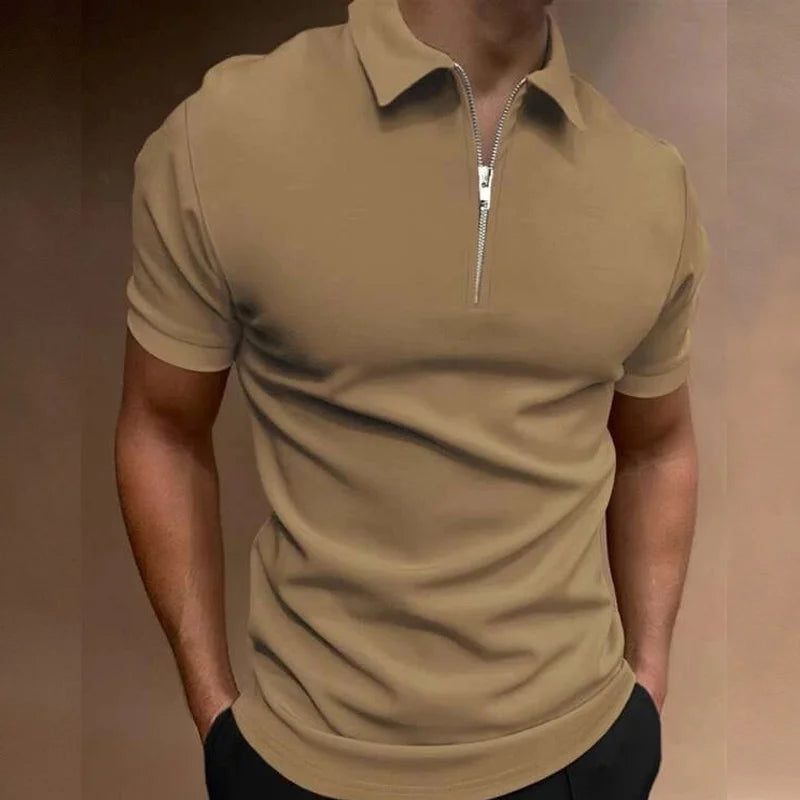 OXFORD ZIPPER POLO