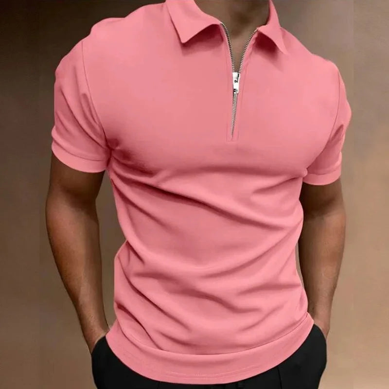 OXFORD ZIPPER POLO