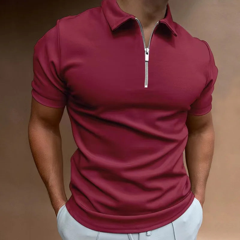 OXFORD ZIPPER POLO