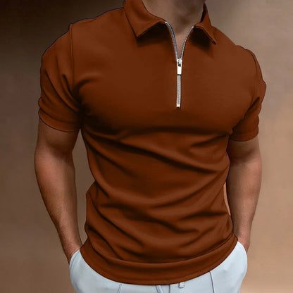 OXFORD ZIPPER POLO