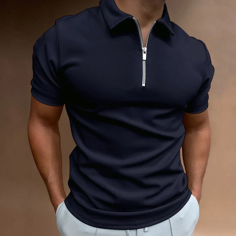 OXFORD ZIPPER POLO