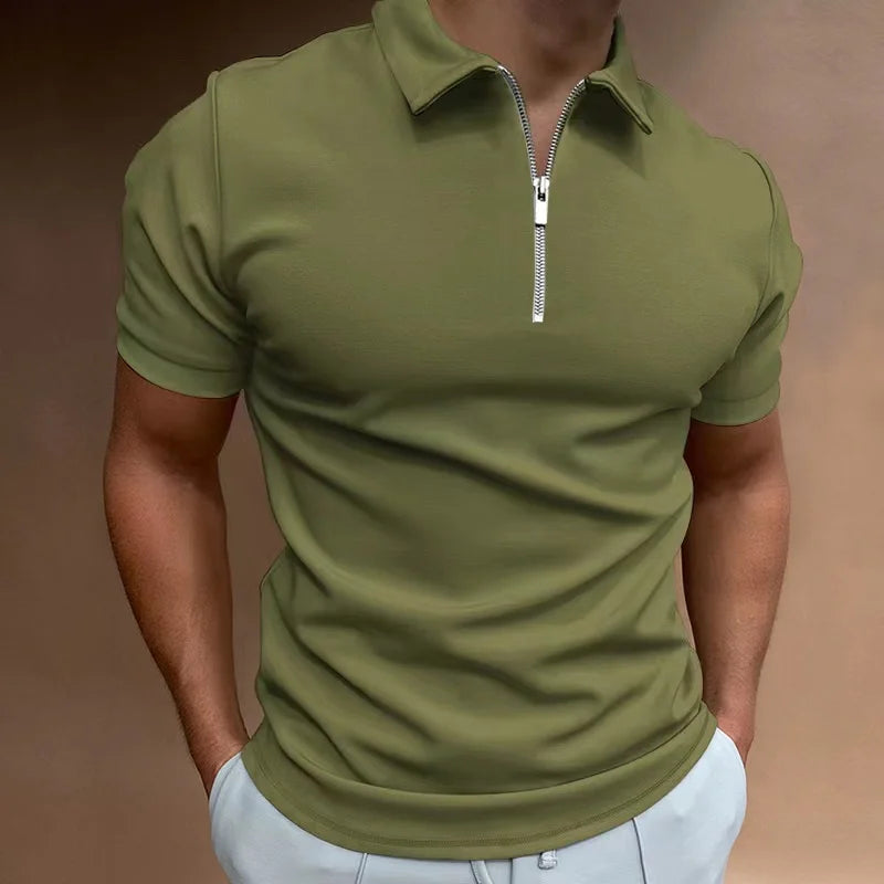 OXFORD ZIPPER POLO
