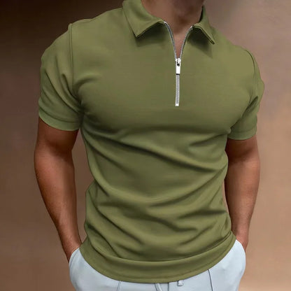 OXFORD ZIPPER POLO