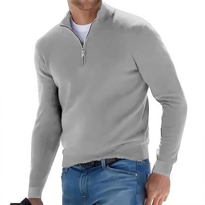 HALF ZIP SWEATER