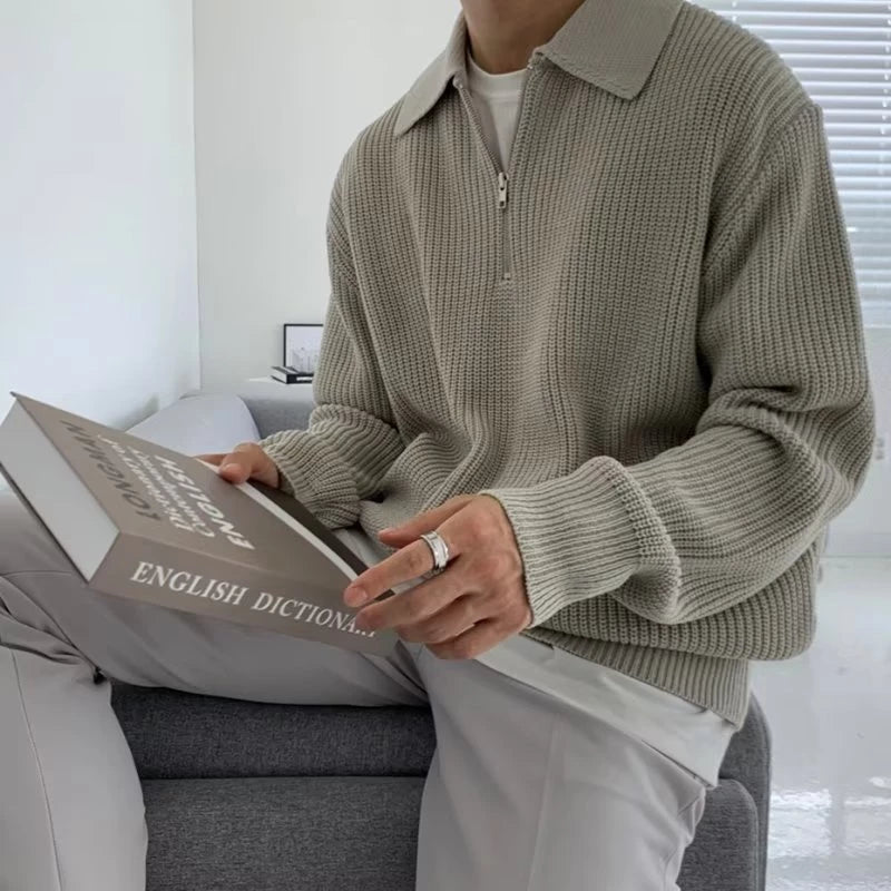 NEWPORT ZIPPED SWEATER
