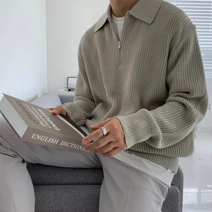 NEWPORT ZIPPED SWEATER