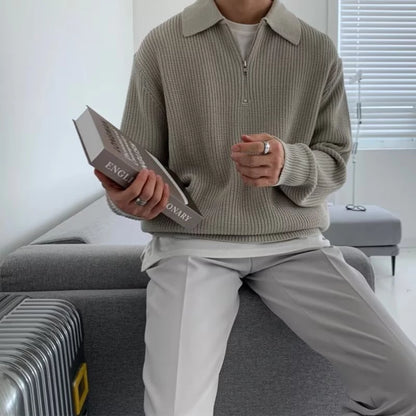 NEWPORT ZIPPED SWEATER