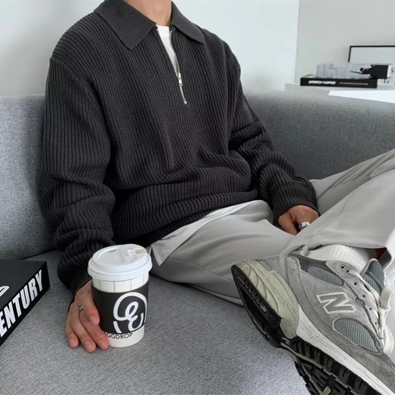 NEWPORT ZIPPED SWEATER